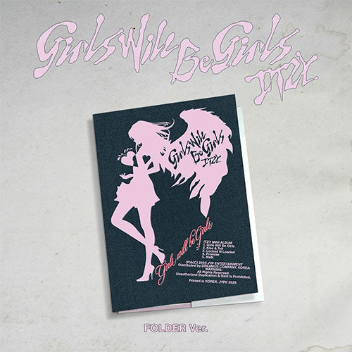ITZY ALBUM - GIRLS WILL BE GIRLS + WITHMUU PHOTOCARD