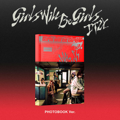 ITZY ALBUM - GIRLS WILL BE GIRLS + WITHMUU PHOTOCARD