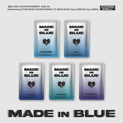 MADEIN S ALBUM - MADEIN IN BLUE (PLATFORM EVER VER.)