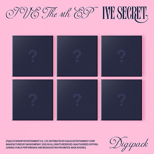 IVE 3RD EP ALBUM - IVE SECRET (DIGIPACK VER.)