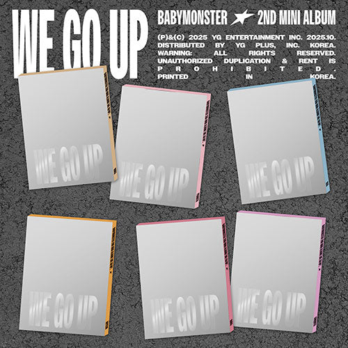 BABYMONSTER 2ND MINI ALBUM - WE GO UP (PATTERN VER.) (PRE-ORDER)