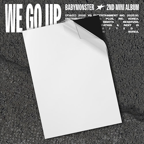 BABYMONSTER 2ND MINI ALBUM - WE GO UP (WE VER.) (PRE-ORDER)