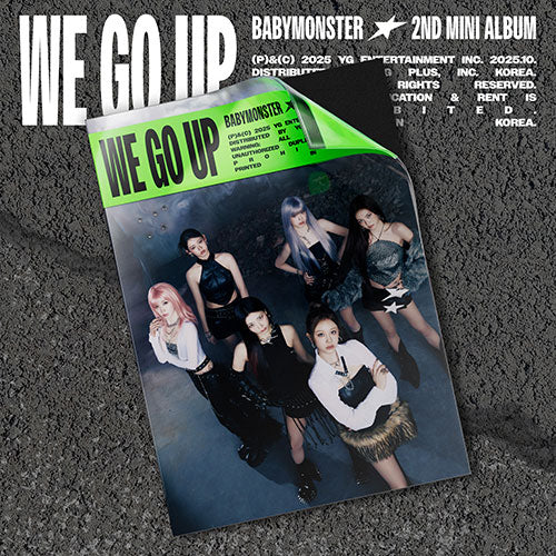 BABYMONSTER 2ND MINI ALBUM - WE GO UP (WE VER.) (PRE-ORDER)