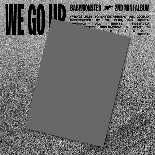 BABYMONSTER 2ND MINI ALBUM - WE GO UP (POSTCARD VER.) (PRE-ORDER)