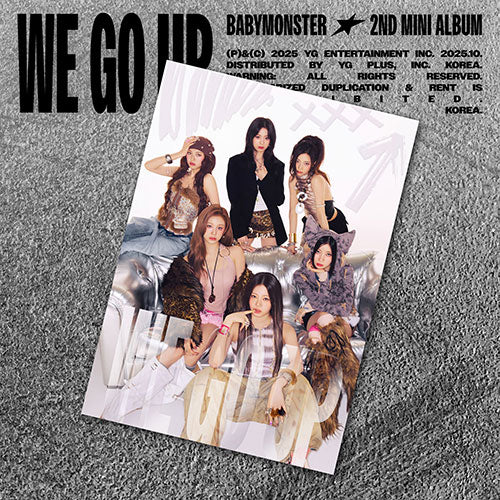 BABYMONSTER 2ND MINI ALBUM - WE GO UP (POSTCARD VER.) (PRE-ORDER)