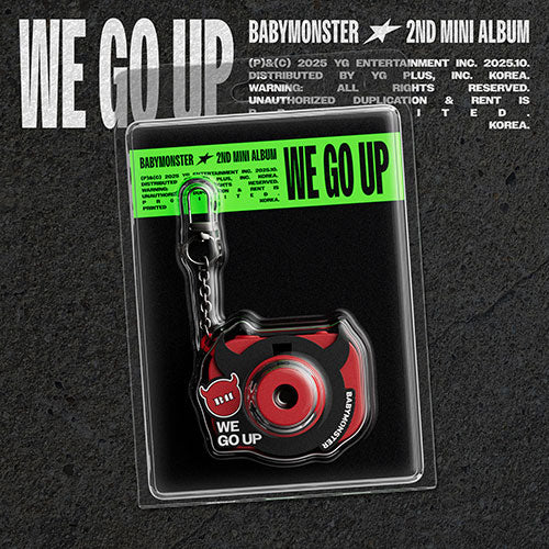 BABYMONSTER 2ND MINI ALBUM - WE GO UP (MINI BEAM KEYRING VER.) (PRE-ORDER)