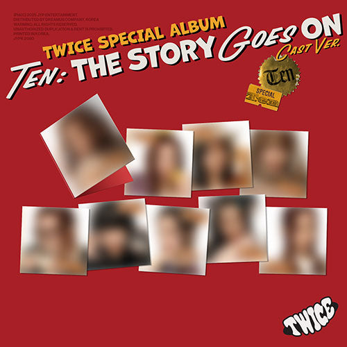 TWICE SPECIAL ALBUM - TEN: THE STORY GOES ON (CAST VER.) (PRE-ORDER)