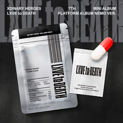XDINARY HEROES 7TH MINI ALBUM - LXVE TO DEATH (PLATFORM ALBUM NEMO VER.) (PRE-ORDER)
