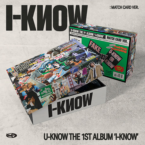 U-KNOW 1ST ALBUM - I-KNOW (MATCH CARD VER.)