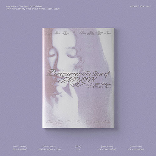 TAEYEON 1ST COMPILATION ALBUM - PANORAMA : THE BEST OF TAEYEON (ARCHIVE BOOK VER.)
