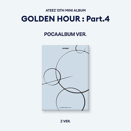 ATEEZ 13TH MINI ALBUM - GOLDEN HOUR : PART.4 (KOREA VER.) (POCAALBUM VER.) (PRE-ORDER)