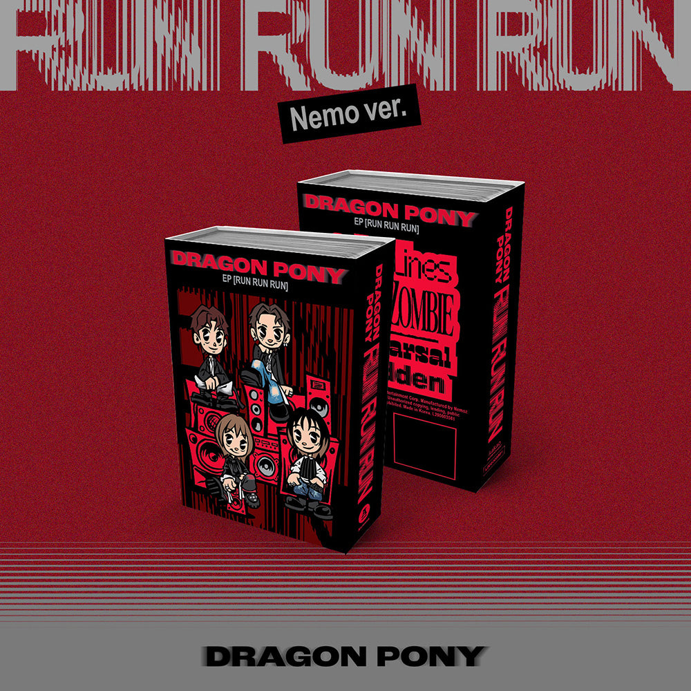 DRAGON PONY 3RD EP ALBUM - RUN RUN RUN (NEMO ALBUM)