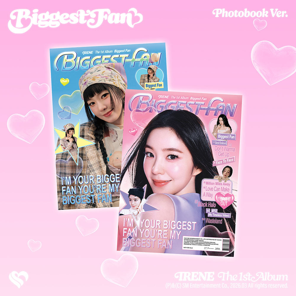 IRENE 1ST ALBUM - BIGGEST FAN (PHOTOBOOK VER.)