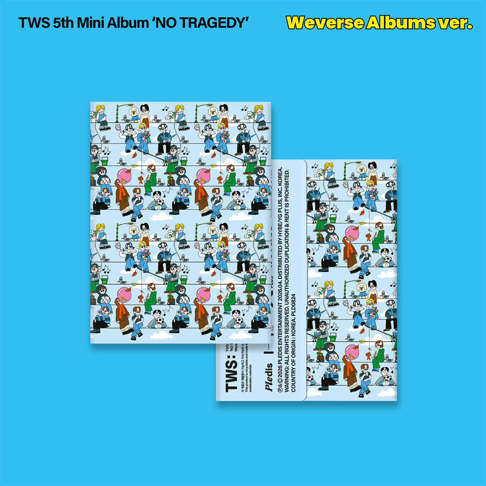 TWS 5TH MINI ALBUM - NO TRAGEDY (WEVERSE ALBUMS VER.) + APPLEMUSIC LOGO MAGNET (PRE-ORDER)