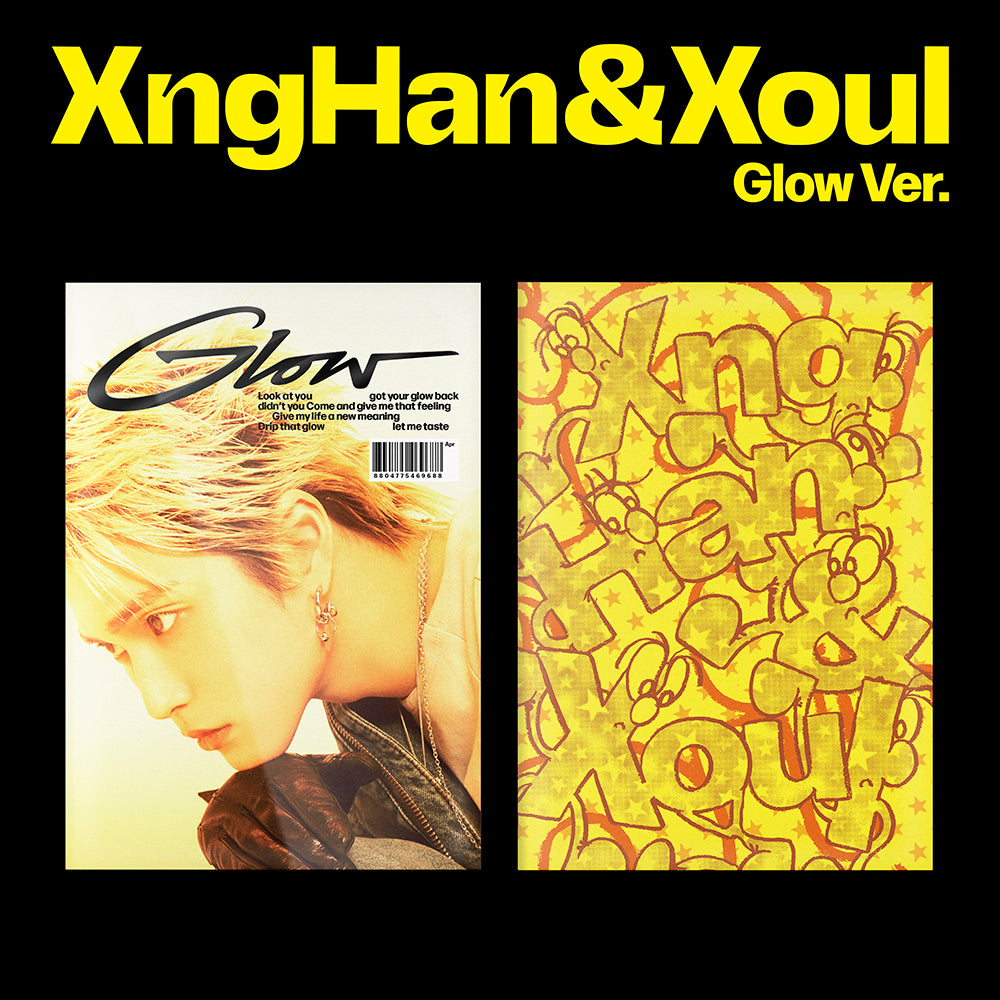 XNGHAN&XOUL 1ST MINI ALBUM - GLOW (GLOW VER.) + APPLEMUSIC PHOTOCARD