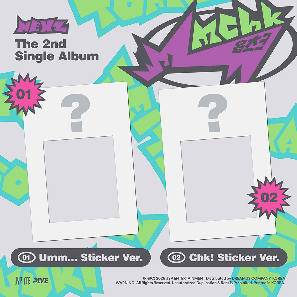 NEXZ 2ND SINGLE ALBUM - MECHK (STICKER VER.) (PRE-ORDER)
