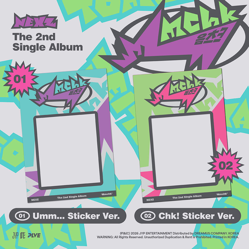 NEXZ 2ND SINGLE ALBUM - MECHK (STICKER VER.)