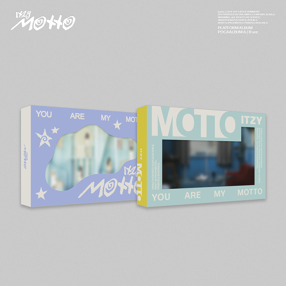 ITZY MINI ALBUM - MOTTO (POCAALBUM VER.) + WITHMUU PHOTOCARD