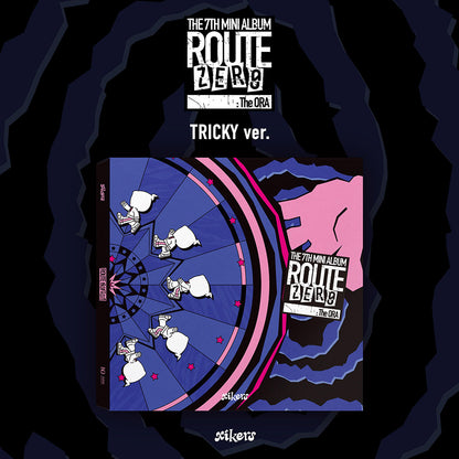 XIKERS 7TH MINI ALBUM - ROUTE ZERO : THE ORA + APPLEMUSIC PHOTOCARD