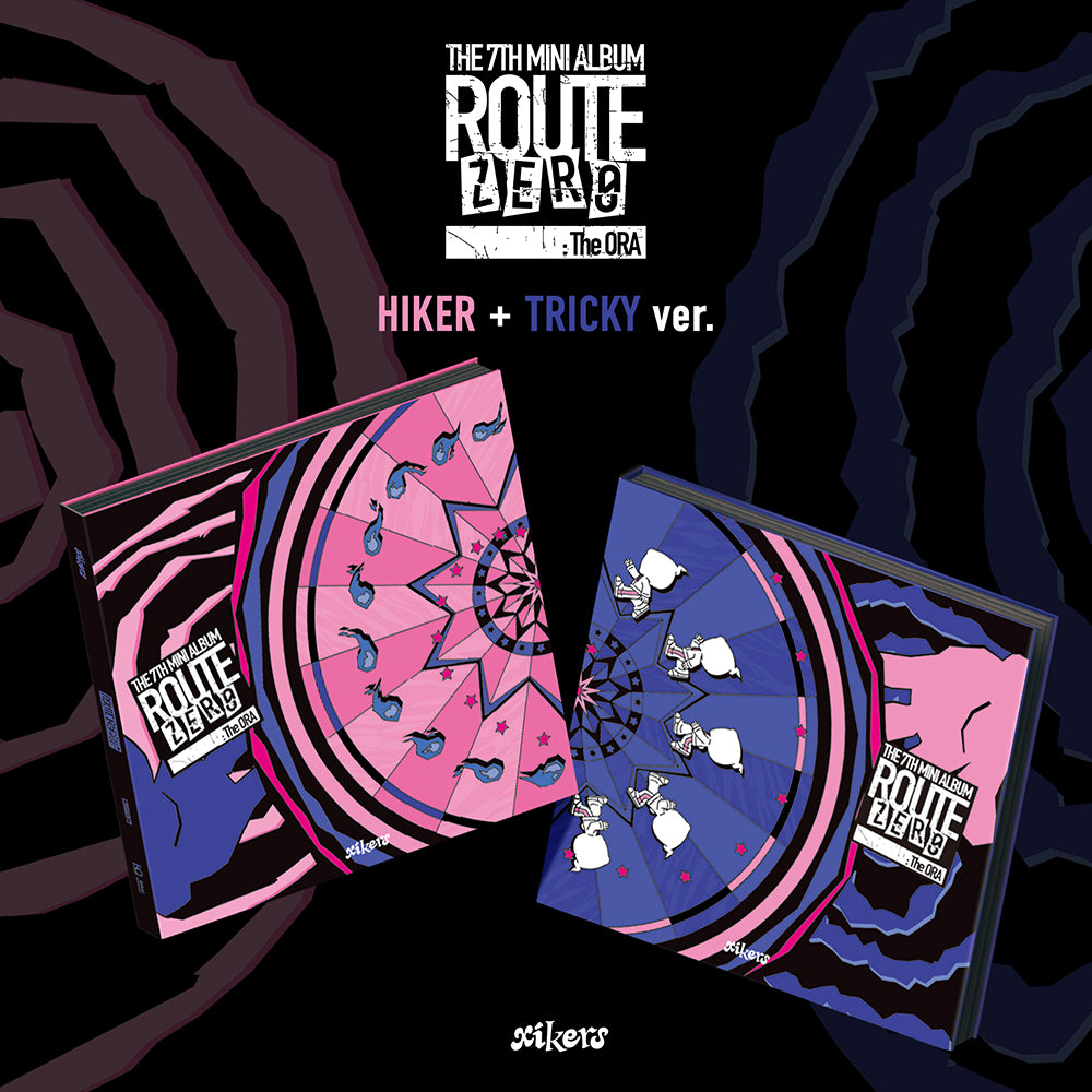 XIKERS 7TH MINI ALBUM - ROUTE ZERO : THE ORA + APPLEMUSIC PHOTOCARD