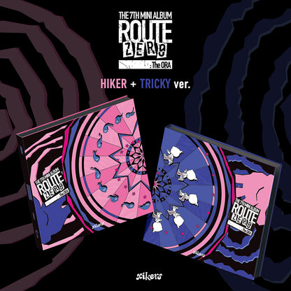 XIKERS 7TH MINI ALBUM - ROUTE ZERO : THE ORA + APPLEMUSIC PHOTOCARD