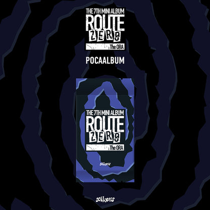 XIKERS 7TH MINI ALBUM - ROUTE ZERO : THE ORA (SET VER.) + APPLEMUSIC PHOTOCARD