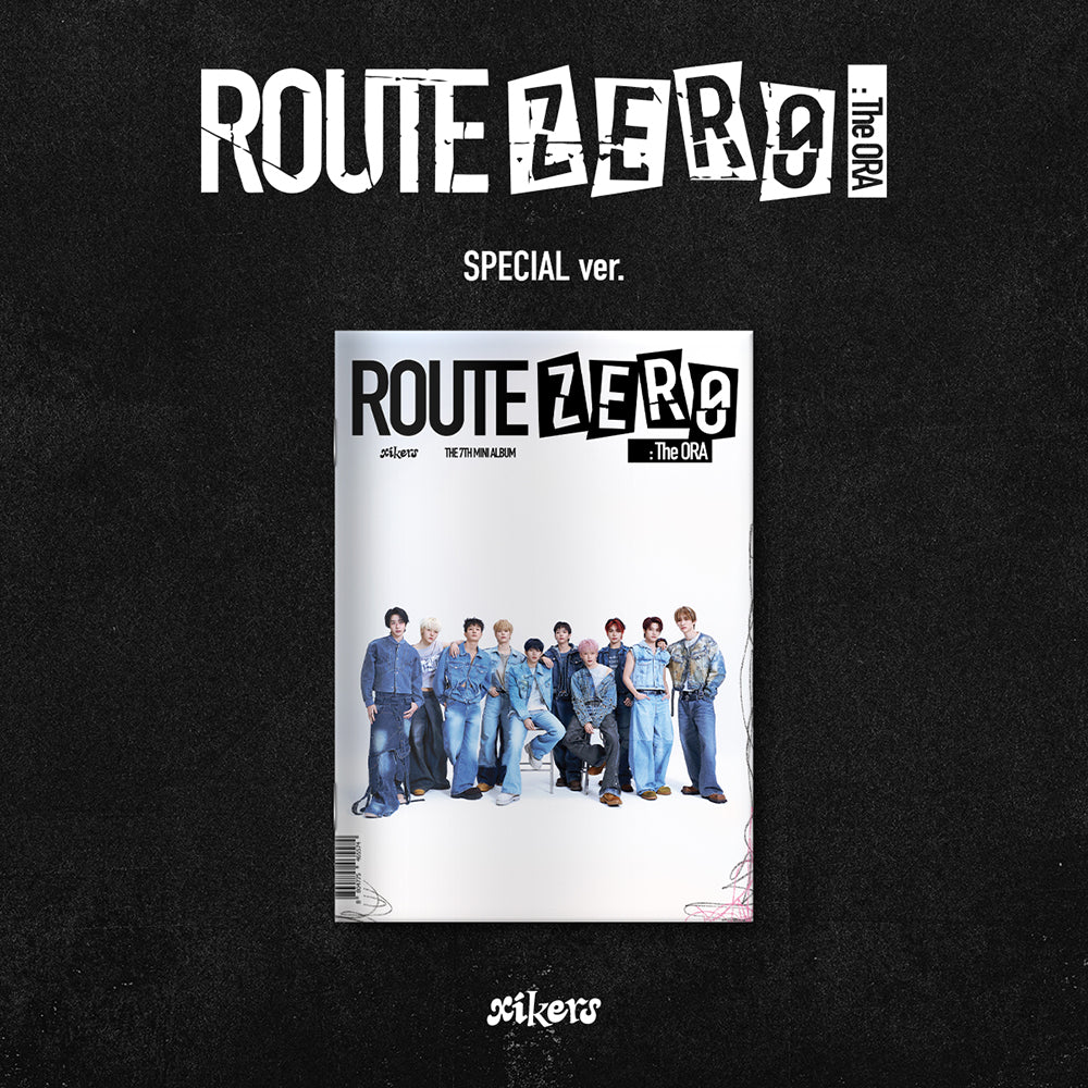 XIKERS 7TH MINI ALBUM - ROUTE ZERO : THE ORA (SET VER.) + APPLEMUSIC PHOTOCARD