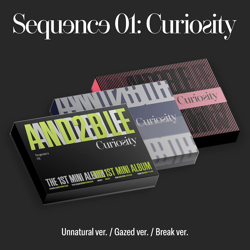 AND2BLE 1ST MINI ALBUM - SEQUENCE 01: CURIOSITY – SubK Shop