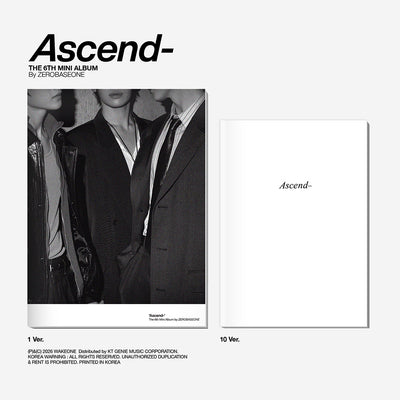 ZEROBASEONE 6TH MINI ALBUM - ASCEND- (PHOTOBOOK VER.) + APPLEMUSIC PHOTOCARD