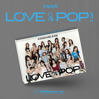 TRIPLES MINI ALBUM - LOVE&POP PT.1 + APPLEMUSIC PHOTOCARD