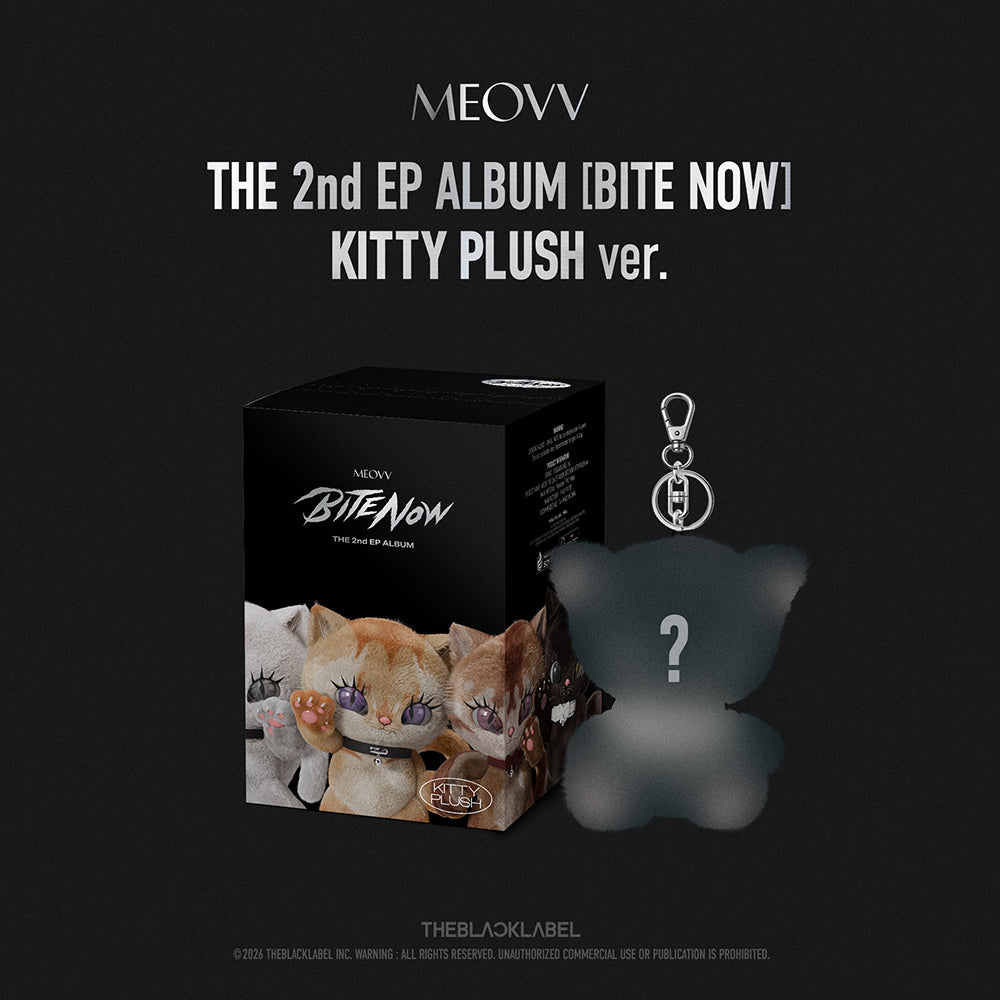 MEOVV 2ND EP ALBUM - BITE NOW (KITTY PLUSH VER.) + WITHMUU PHOTOCARD (PRE-ORDER)