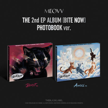 MEOVV 2ND EP ALBUM - BITE NOW (PHOTOBOOK VER.) + WITHMUU PHOTOCARD