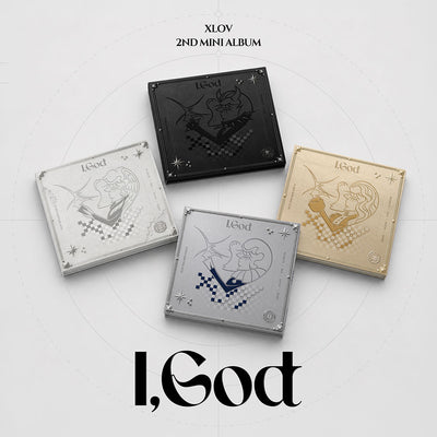 XLOV 2ND MINI ALBUM - I,GOD + APPLEMUSIC PHOTOCARD