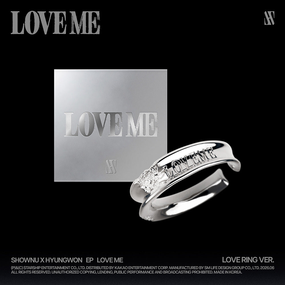 SHOWNU X HYUNGWON 2ND MINI ALBUM  - LOVE ME (LOVE RING VER.) (PRE-ORDER)