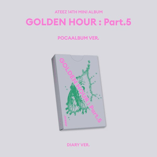 ATEEZ 13TH MINI ALBUM - GOLDEN HOUR : PART.5 (KOREA VER.) (POCAALBUM) (PRE-ORDER)