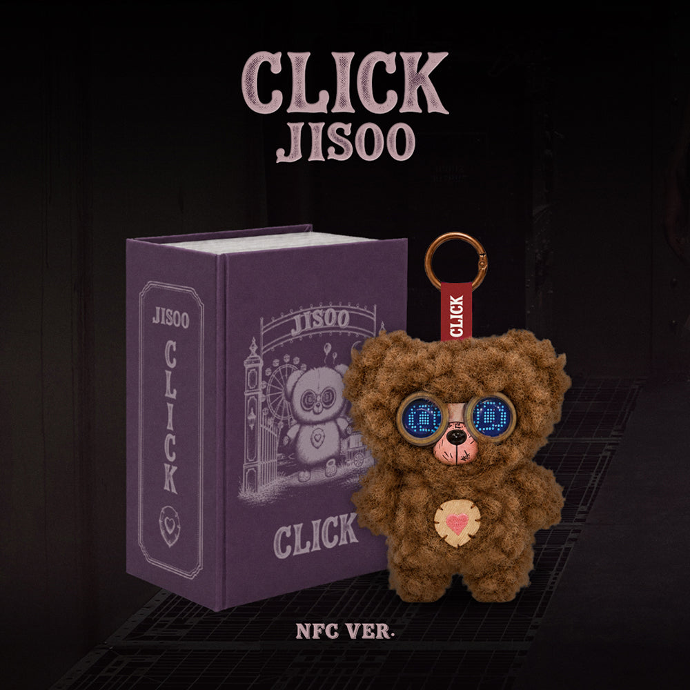 JISOO SINGLE ALBUM - CLICK (CLICK BABY BEAR NFC VER.) (PRE-ORDER)