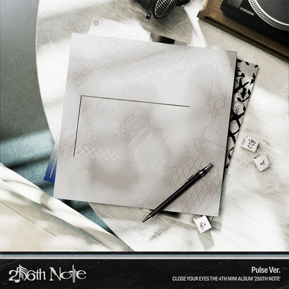 CLOSE YOUR EYES 4TH MINI ALBUM - 256TH NOTE (PULSE VER.) + WITHMUU PHOTOCARD (PRE-ORDER)