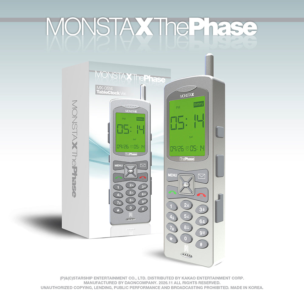 MONSTA X EP ALBUM - THE PHASE (TABLE CLOCK VER.) (PRE-ORDER)