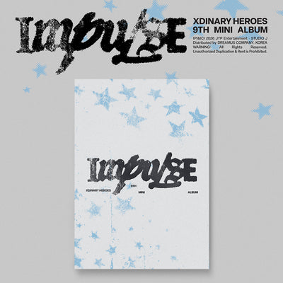 XDINARY HEROES 9TH MINI ALBUM - IMPULSE (POSTCARD BOOK VER.) + APPLEMUSIC PHOTOCARD