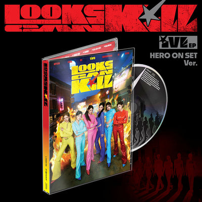 IVE 5TH EP ALBUM - LOOKS CAN KILL (HERO ON SET VER.) + APPLEMUSIC PHOTOCARD (PRE-ORDER)