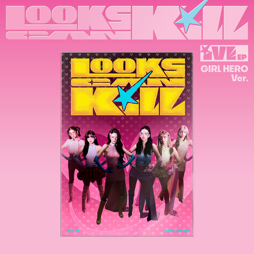 IVE 5TH EP ALBUM - LOOKS CAN KILL (GIRL HERO VER.) + WITHMUU PHOTOCARD (PRE-ORDER)