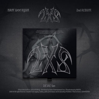 NAM WOO HYUN 2ND ALBUM - 2X8 (PRE-ORDER)