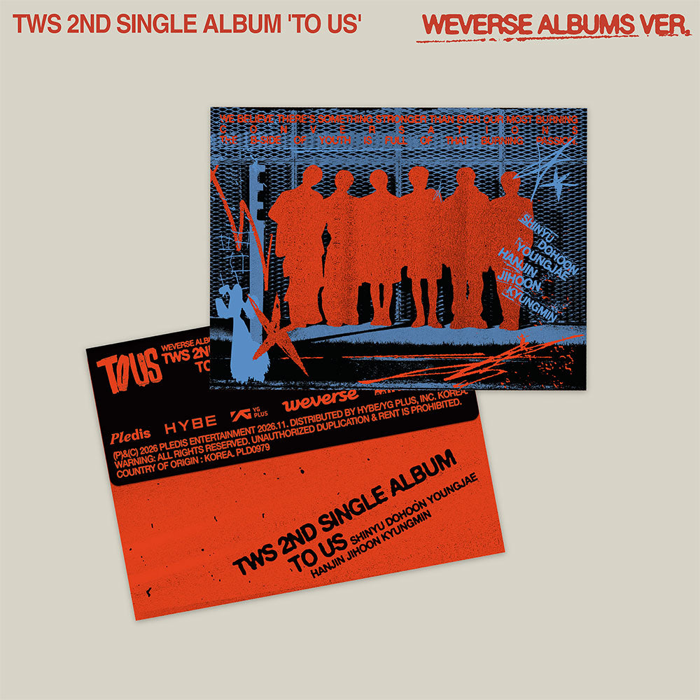 TWS 2ND SINGLE ALBUM - TO US (WEVERSE ALBUMS VER.) (PRE-ORDER)