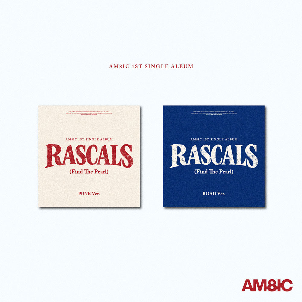 AM8IC 1ST SINGLE - RASCALS (FIND THE PEARL) + APPLEMUSIC PHOTOCARD (PRE-ORDER)