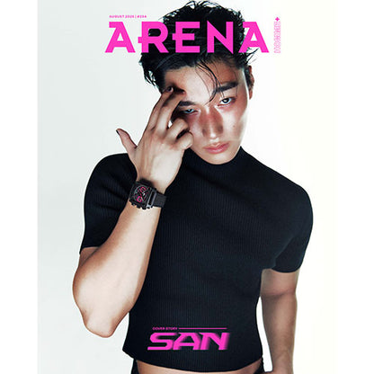 ARENA HOMME + KOREA 2025.08 - ATEEZ SAN COVER