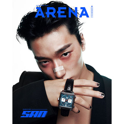 ARENA HOMME + KOREA 2025.08 - ATEEZ SAN COVER