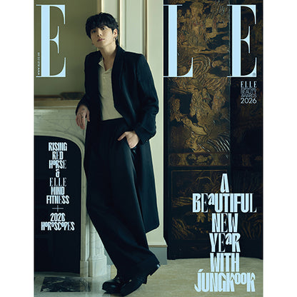 ELLE KOREA 2026.01 - BTS JUNGKOOK COVER (PRE-ORDER)