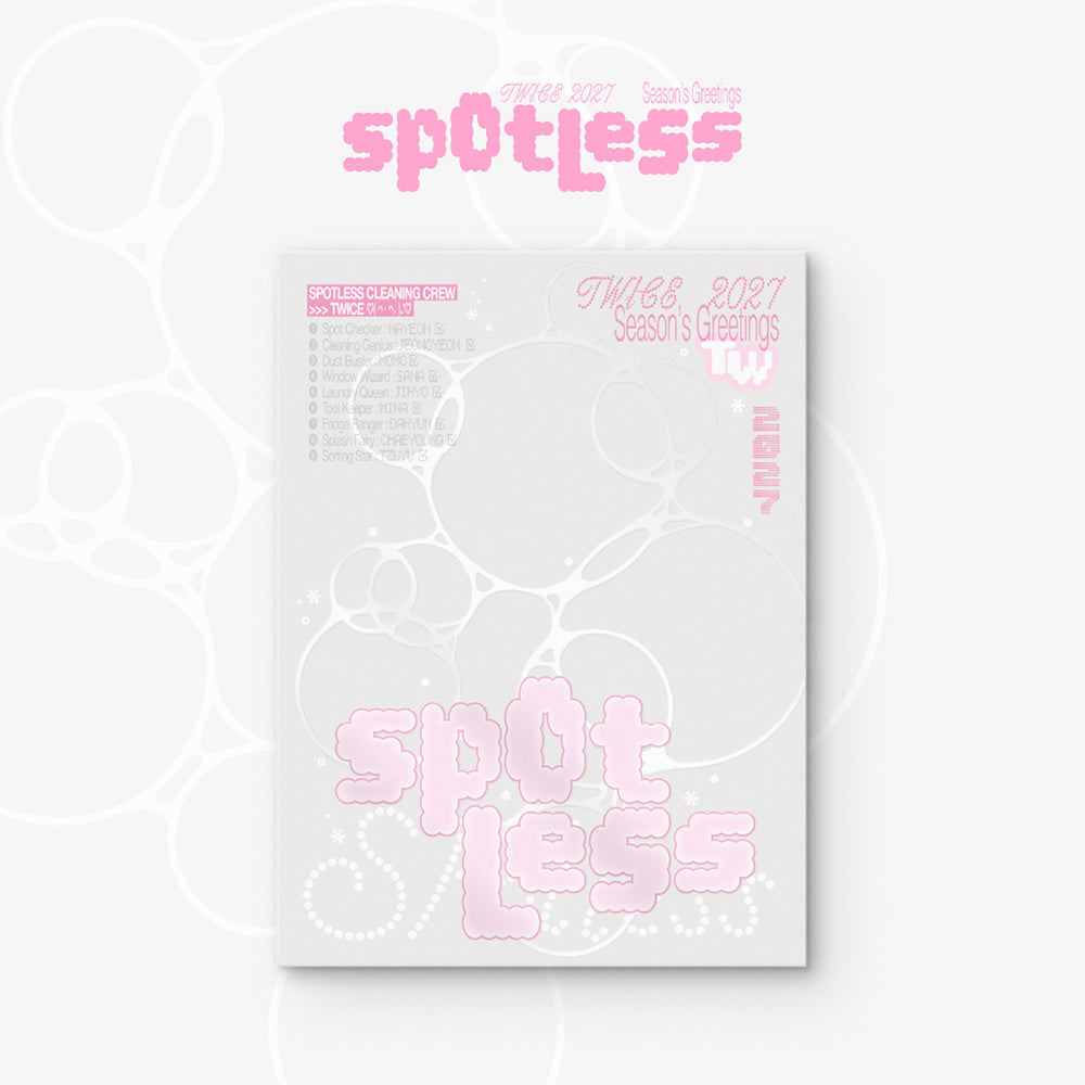 TWICE 2027 SEASON'S GREETINGS - SPOTLESS + APPLEMUSIC PHOTOCARD (PRE-ORDER)