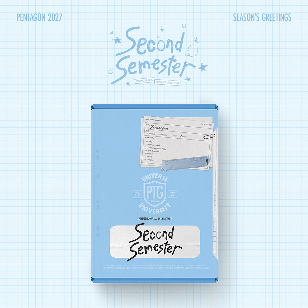 PENTAGON 2027 SEASON'S GREETINGS - SECOND SEMESTER + APPLEMUSIC PHOTOCARD (PRE-ORDER)