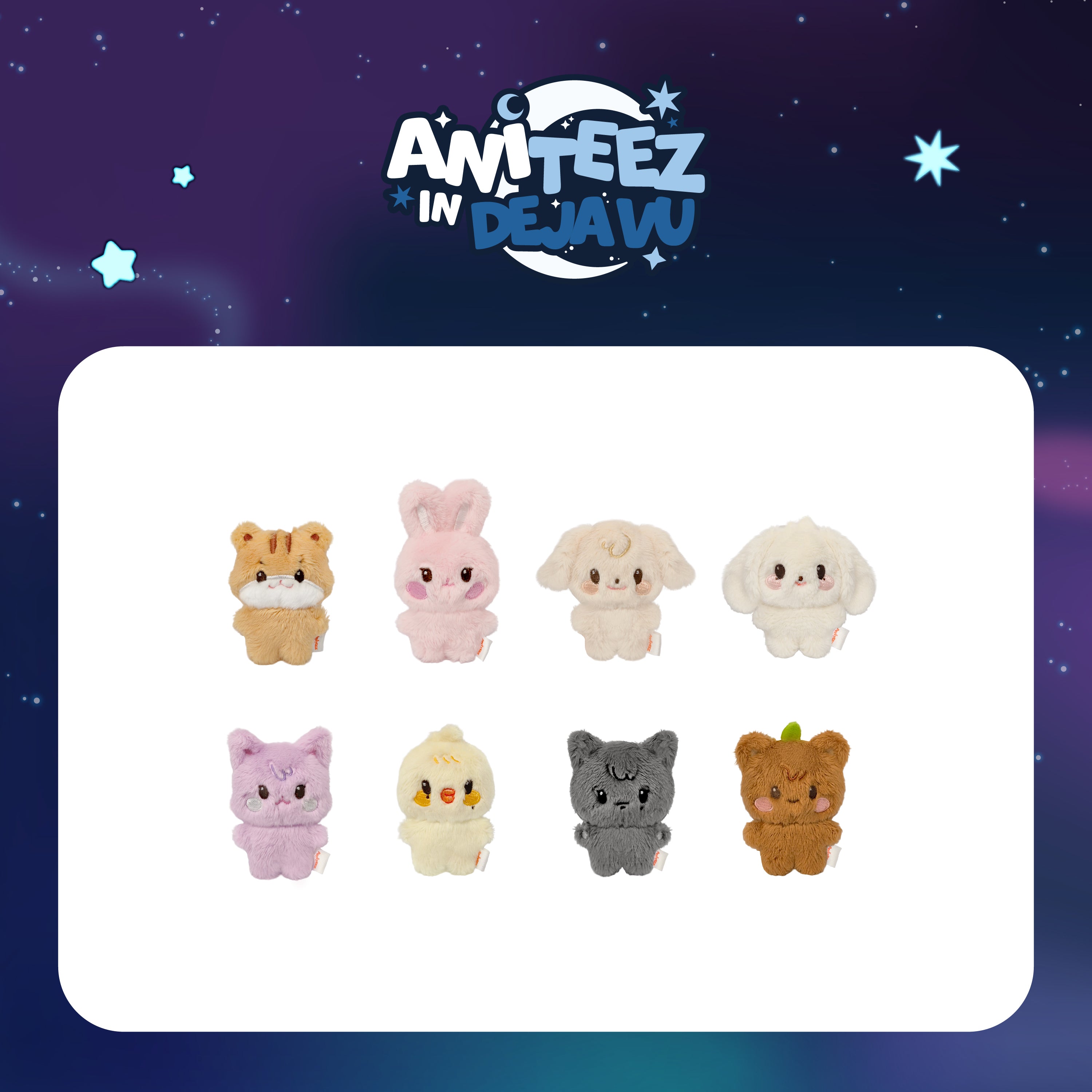 ATEEZ X ANITEEZ POP-UP [ANITEEZ IN DEJA VU] OFFICIAL MD - 01. TINY ANITEEZ MINI DOLL (PRE-ORDER)